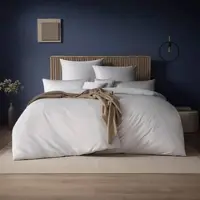 Estella Mako-Satin Uni Bettwäsche Valetta Kissenbezug einzeln 40x80 cm | weiss - weiß