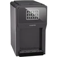Klarstein ArcticBlend 3in1 Eiswürfelmaschine – 20 kg/24 h, Kugeleis & Crushed Ice, Wasserspender, 6-Liter-Wassertank, Edelstahl, Eiswürfelbereiter, Ice Maker, Dunkelgrau