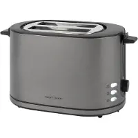 ProfiCook Toaster 2 Scheiben mit Brötchenaufsatz | 900W | extra breite Toastschlitze | Auftau-Funktion | Toaster mit Brötchenaufsatz | PC TA 1291