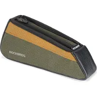 RockBros Fahrradtasche, Schwarz, 0,25 l Volumen, mit übersichtlichem Stauraum