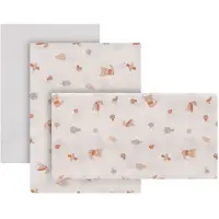 cambrass Senda 60x120x1 Cm Spannbettlaken Für Kinderbett 3 Einheiten