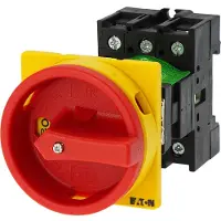 Eaton P1-32/V/SVB, Drehschalter, 3P, Rot, Gelb, IP65, 32 A