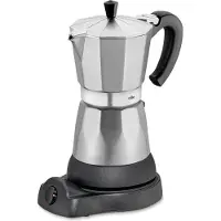 Cilio Espressokocher 6 Tassen Aluminium elektrisch 480 W Ø11,5cm