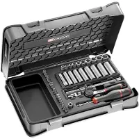 Facom Steckschluessel-Set 1/4Z 6-Kant, 46-tl