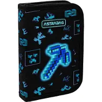 Astra Einzelmäppchen mit Zubehör Dark Pixel AstraBag