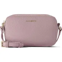 Lazarotti Umhängetasche "Bologna Leather Umhängetasche Camera-Bag Leder Double-Zip 18 cm"
