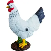Relaxdays Gartenfigur Huhn