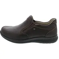Jomos Campus Slipper in Übergrößen Braun [D2C] 322391 64 370 große Herrenschuhe, Größe:39