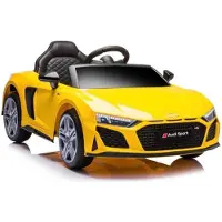 Wisam Single electric car for children AUDI R8 A300, yellow