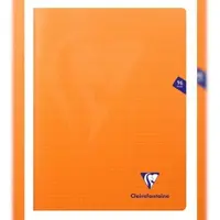 Clairefontaine 10x Heft Mimesys, 24x32 cm, 48 Blatt 90g, kariert 5/5, Einband aus Polypropylen - Orange 383362C