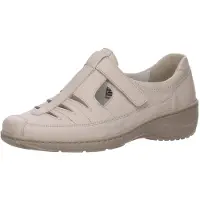 Waldlaufer Slipper durchbrochen in beige, Gr. 4.5