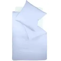 Fleuresse Uni Interlock Jersey Bettwäsche Colours Kissenbezug einzeln 40x80 cm | bleu - blau