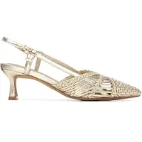 Xti für Damen. 14530101-ORO Schuhe 145301 gold (39), 5 bis 8 cm, Schnalle, Lässig, Party