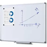 Showdown Displays Showdown Whiteboard Scritto Economy - 90x60cm - Aluminium - Weiß