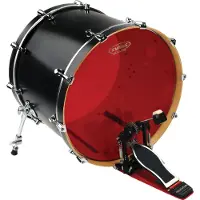 Evans Hydraulic Roter Bass Drum Head 22" mit rotem Bass Drum Head