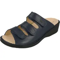 Finn Comfort Komfort Pantoletten Pisa Damen 333738373238 Blau 34 EU