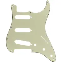 Fender Stratocaster-Schlagbrett im modernen Stil mit 11 Schraublöchern S/S/S Mint Green