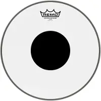 Remo Controlled Sound Clear Black Dot Drumhead - Top Black Dot, 6"