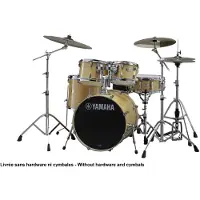 Yamaha Stage Custom 6-teiliges 22-Kesselpaket Birke Natural Wood