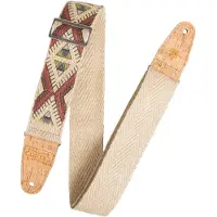 Levys Leathers MH8P-002 2" Naturhanf Gurtband Tribal mit Kork Enden