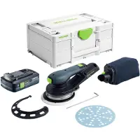 Festool ETSC 2 150-Basic Akku Exzenterschleifer 18 V 150 mm Brushless + 1x Akku 4,0 Ah + Systainer - ohne Ladegerät