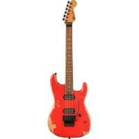 Charvel Pro-Mod Relic San Dimas Style 1 HH FR PF verwittert Orange