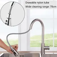 Traumheim Küchenarmatur Ausziehbar Wasserhahn Küche Armatur Küche 360° Drehbar Wasserhahn Küche SUS304 Küchenwasserhahn