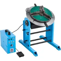 StarTech.com Schweißdrehtisch - Schweißpositionierer - Tragkraft 200 kg - 120 W Motor - Neigungswinkel -45° bis 90° - Drehzahl 0,5–5 U/min - Elektrisch mit Fußpedal - Für Schneiden & Schleifen