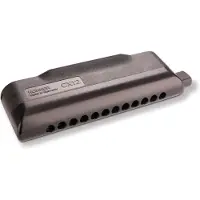 Hohner CX12 schwarze Mundharmonika C