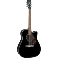 Yamaha FX370C Elektro-Akustikgitarre Schwarz