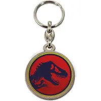 SD Toys - Jurassic Park Metall-Schlüsselanhänger Logo 7 cm