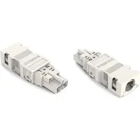 Wago 770-132/041-000 Stecker,mit Zugentlastungsgehäuse,2-polig,weiß 770132041000 - 25 Stück