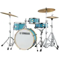 Yamaha Stage Custom Hip – 4-teiliges 20"-Kesselpaket mit Crosstown-Hardware Surf Green