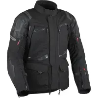 Dane Eventyr Gore-Tex wasserdichte Motorrad Textiljacke, schwarz, 3XL