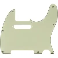 Fender Telecaster-Schlagbrett 8 Löcher 3-lagig Mint Green