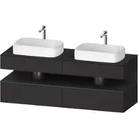 Duravit Waschtischunterschrank Qatego 160x55x60cm, gra m/Gr m, Pl, B bs, B