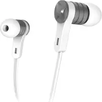 Hama Kopfhörer "Intense", In-Ear, Mikrofon, Flachbandkabel, Weiß