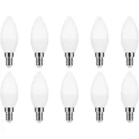 Modee Lighting E14 LED Kerzenlampe 4,9W 470lm 4000K Neutralweiß 10 Stück