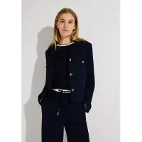 More & more kurze, kastige Blazerjacke in marine | Gr.: 40