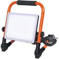 Solight LED-Strahler mit Klappstativ, 50 W, 4500 lm, 4000 K, Kabel mit Stecker, Schutzart IP65 WM-50W-FEQ