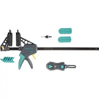 Wolfcraft GmbH 1 Terrassenbau-Set, Schraubzwinge