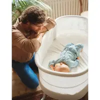 BabyBjörn Matratzenbezug für Kinderbett Weiß, Bio