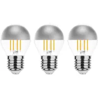 Modee Lighting E27 LED Filamentlampe P45 4W 400lm 2700K Warmweiß 3 Stück