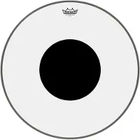Remo Controlled Sound Clear schwarz Dot Bassdrumhead 22"