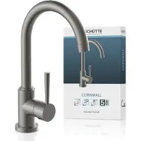 Schutte Spültischarmatur "CORNWALL" energiesparender Cold-Start, 360 schwenkbare Mischbatterie, Hochdruck