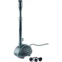 Pontec PondoVario 1000 Wasserspielpumpe Gartenteich Zierbrunnen 4 Fontänen Dunkelgrau