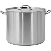 TRIZERATOP Professioneller Kochtopf MODERN 45x36cm 57,3 Liter mit Deckel