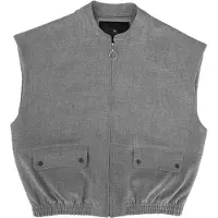 WITHBLACK Damen Blazers Wblmarina Tailored Waistcoat - Grijs - Größe S