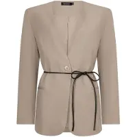 Ydence Damen Blazers Blazer Lexie - Beige - Größe M