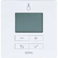 ZAMEL Werkt op batterijen, relais-dagtemperatuurregelaar type: LBR-02 wit